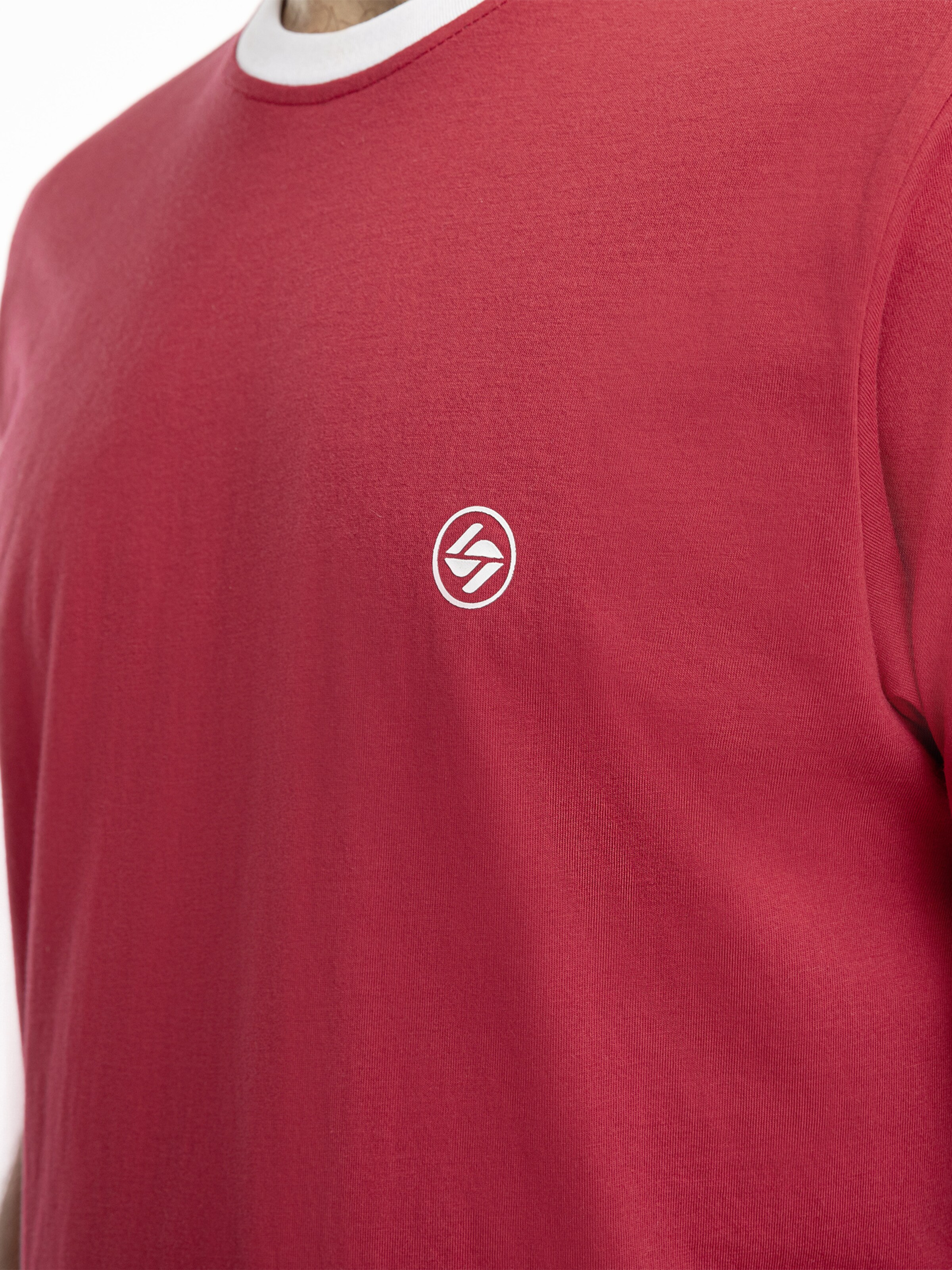 SPITZBUB Shirt ' Full Sports ' in Red