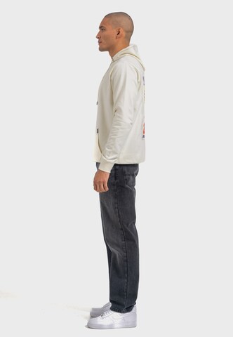 Oldskull Sweatshirt 'Wrldvibe Bali Beam' in White