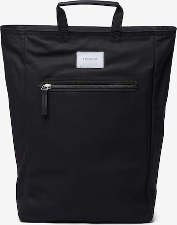 SANDQVIST Backpack 'TONY' in Black: front