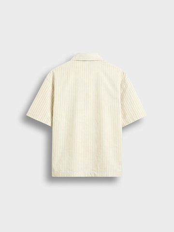 Burocs Comfort fit Button Up Shirt in Yellow