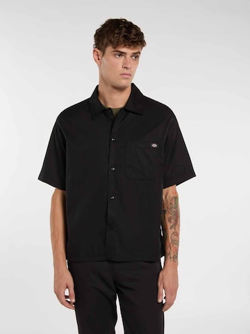 Comfort fit Camicia 'Lynville' di DICKIES in nero: frontale