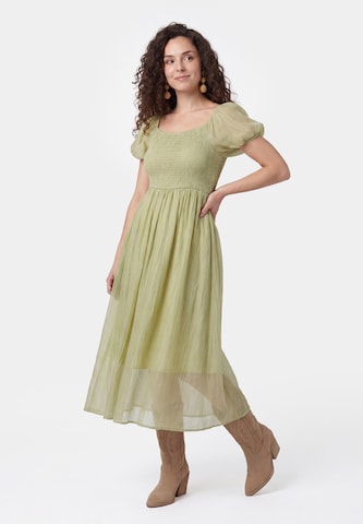 usha FESTIVAL - Vestido en verde: frente