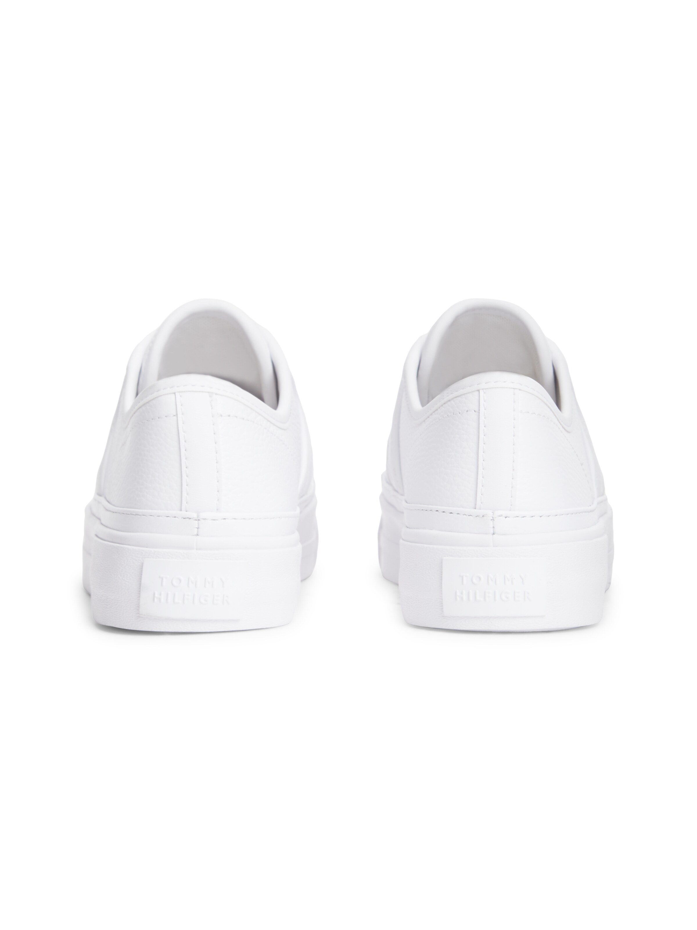 TOMMY HILFIGER Sneaker 'Logo Pebble' in Weiß