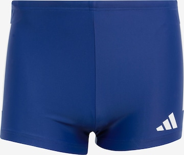 ADIDAS PERFORMANCESportske kupaće gaće '3-Stripes Swim Boxers' - plava boja: prednji dio
