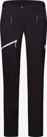 MAMMUT Regular Outdoorhose ‘Taiss’ in Schwarz: Vorderseite