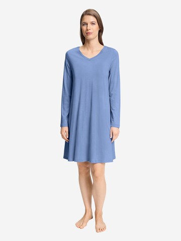 Chemise de nuit 'Sleep & Lounge' Hanro en bleu