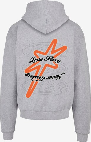 MT Upscale Sweatshirt 'Never ending...' in Grey