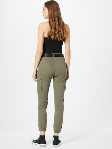 Tally Weijl Tapered Cargo Pants in Green