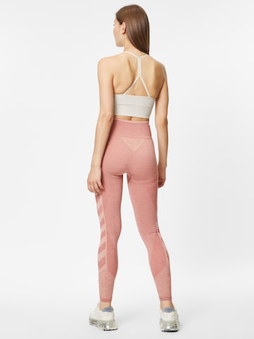 Skinny Pantalon de sport 'Energy' Hummel en rose