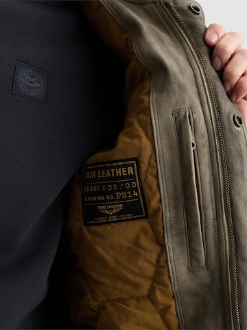 Giacca di mezza stagione 'Air Leather jacket' di PME Legend in verde