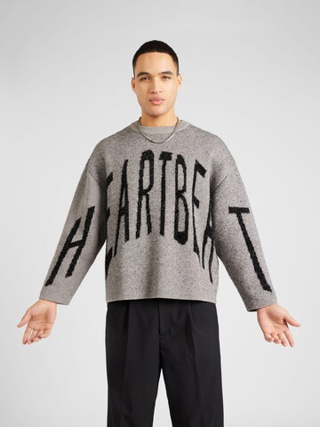 WEEKDAY Pullover 'Teo' in Grau: Vorderseite