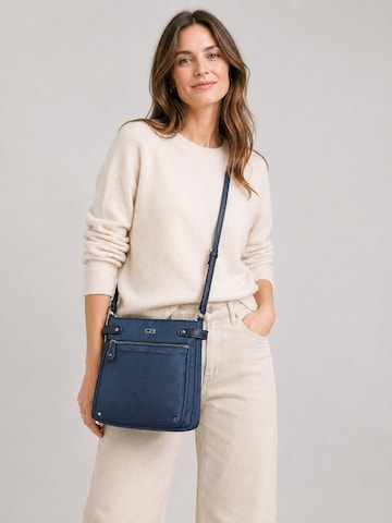 COLLEZIONE ALESSANDRO Crossbody Bag 'Styler' in Blue: front
