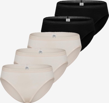 Mey Slip 'Modal Lace' in Braun: Vorderseite