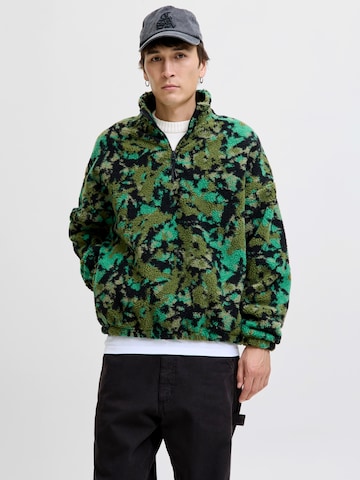 JACK & JONES Свитер в Зеленый: спереди