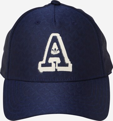 Cappello da baseball 'Trefoil Jacquard Monogram' di ADIDAS ORIGINALS in blu