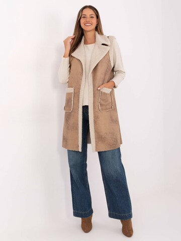 Madnezz House Weste '96916.68' in Beige: Vorderseite