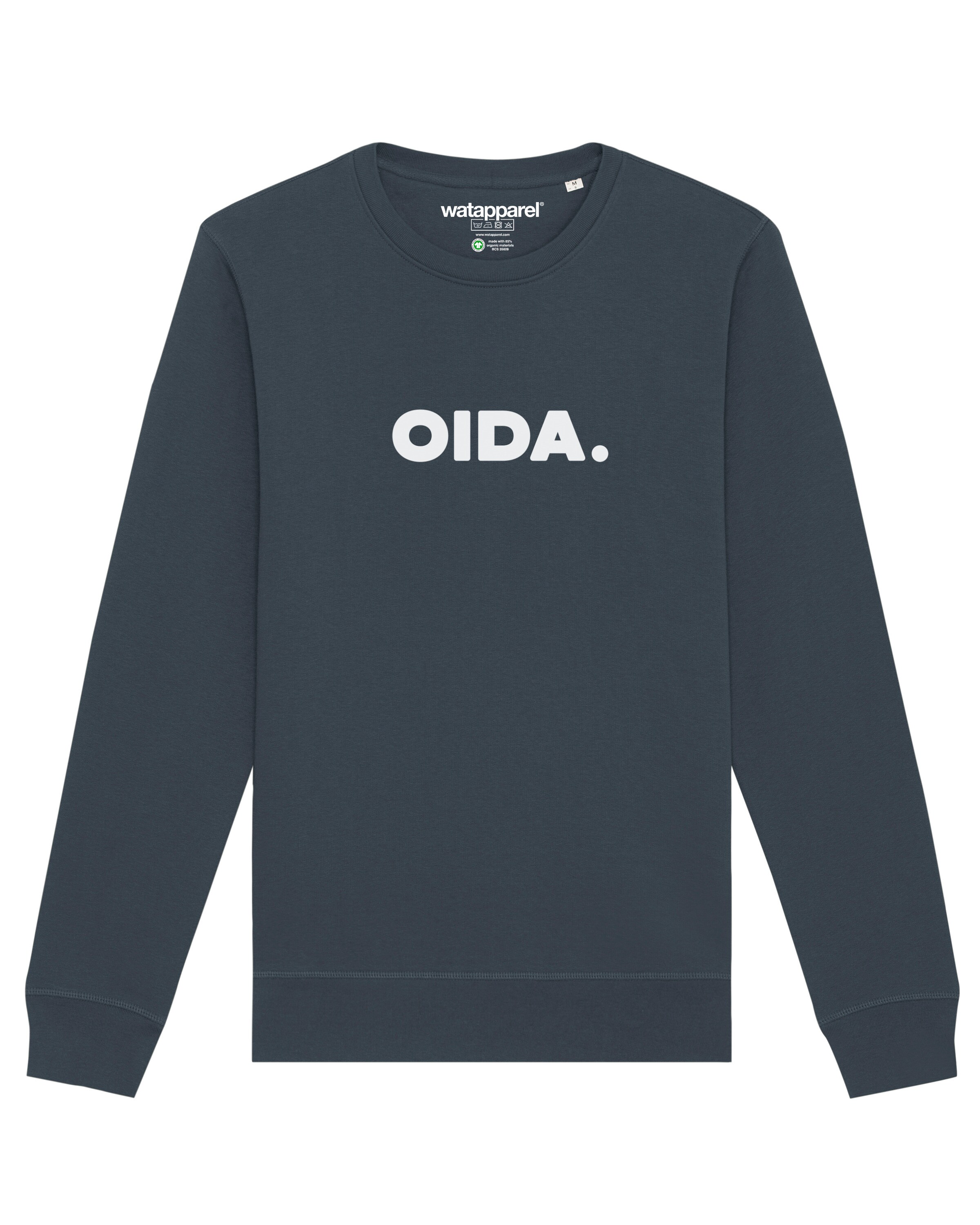 Sweat-shirt 'Oida' Watapparel en gris : devant