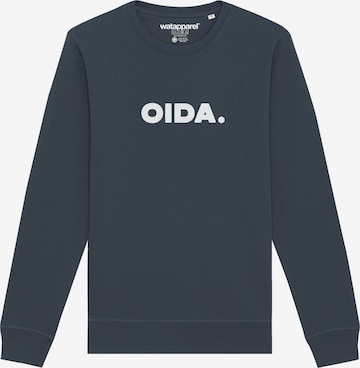 Felpa 'Oida' di Watapparel in grigio: frontale