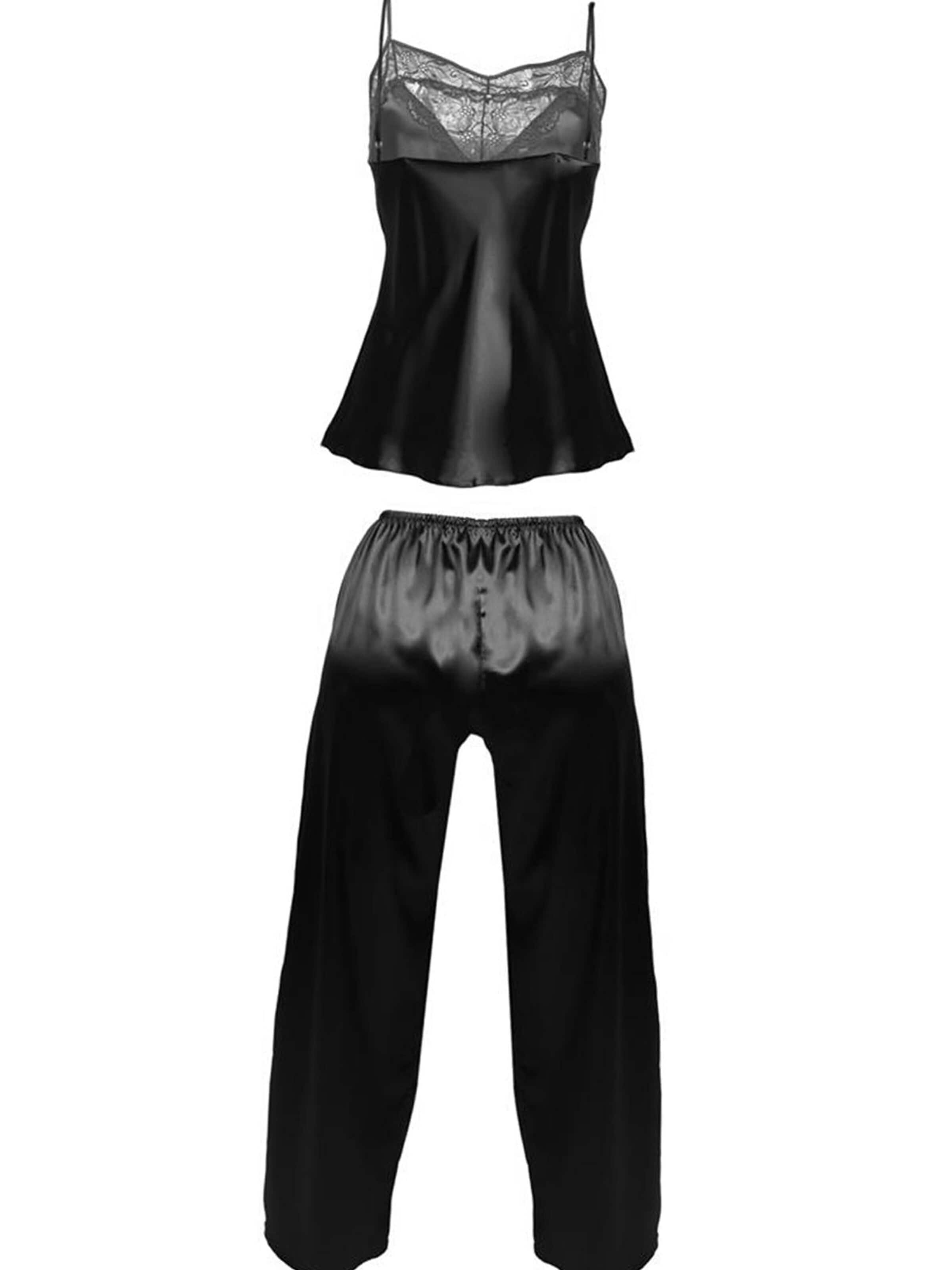 Vivisence Pyjama '2035'‌‌‌‌‌‌‌‌ in Schwarz