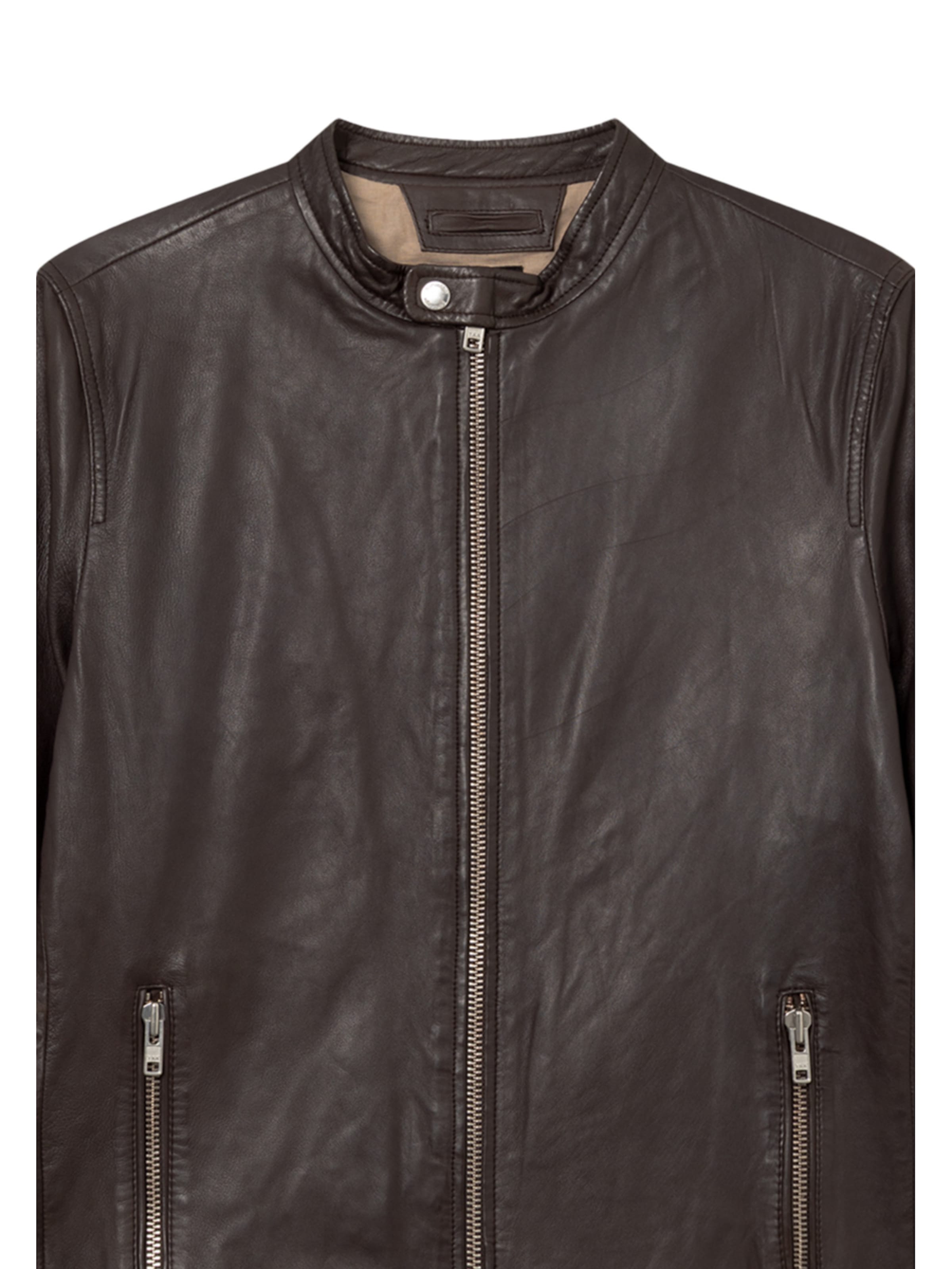 Giacca di mezza stagione 'Coreana' di BOMBOOGIE in marrone