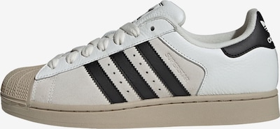 ADIDAS ORIGINALS Sneaker 'Superstar II' in 36 in khaki / schwarz / weiß / offwhite, Produktansicht