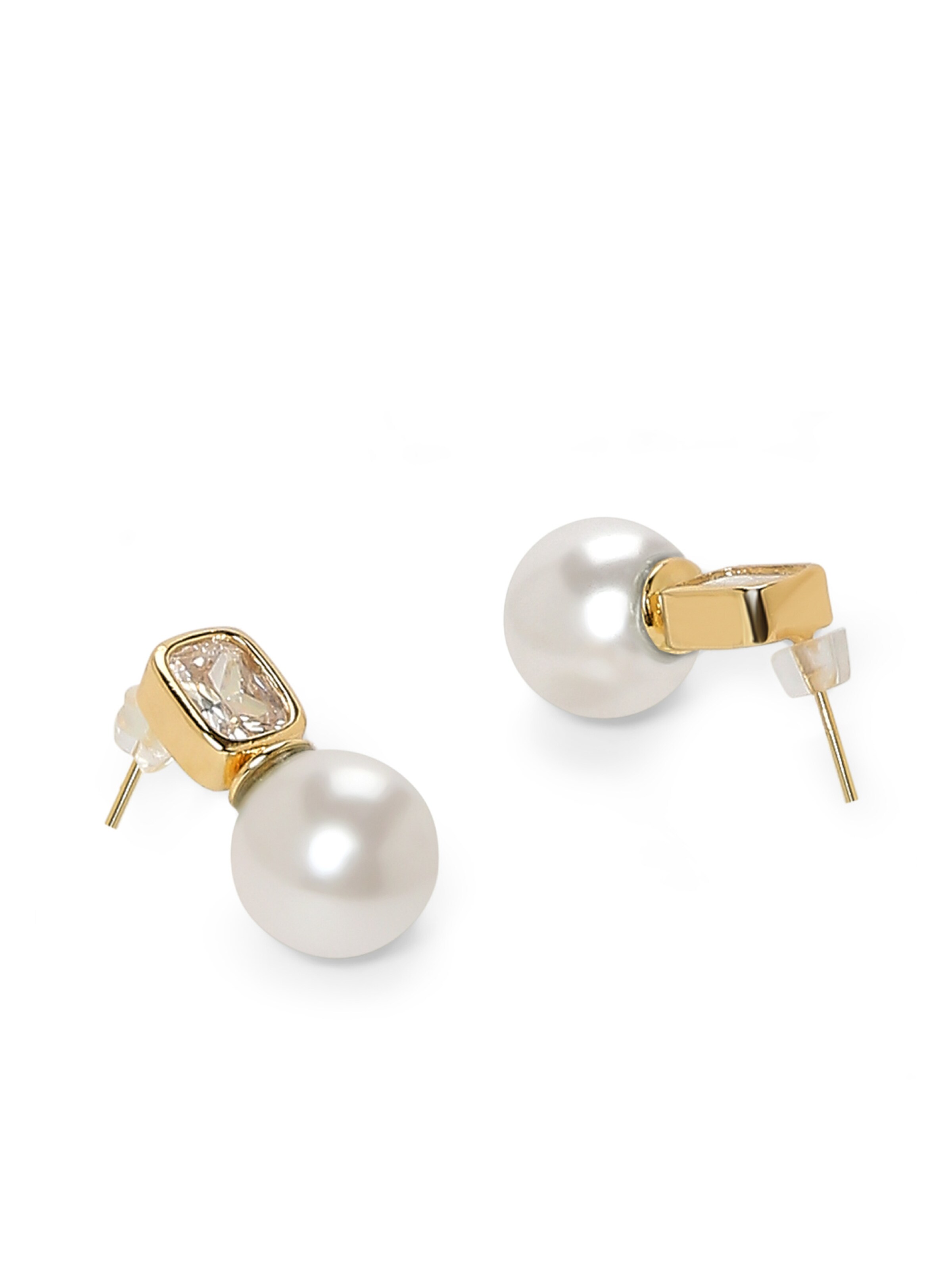 MISH Ohrringe 'Jasmine' in Weiß