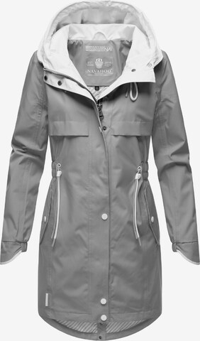 NAVAHOO Raincoat 'Xankaa' in Grey: front