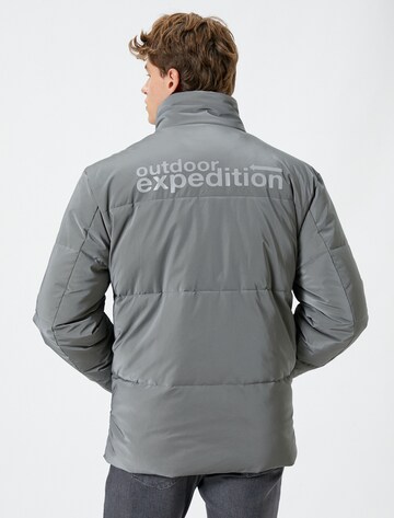 Koton Between-Season Jacket in Grey