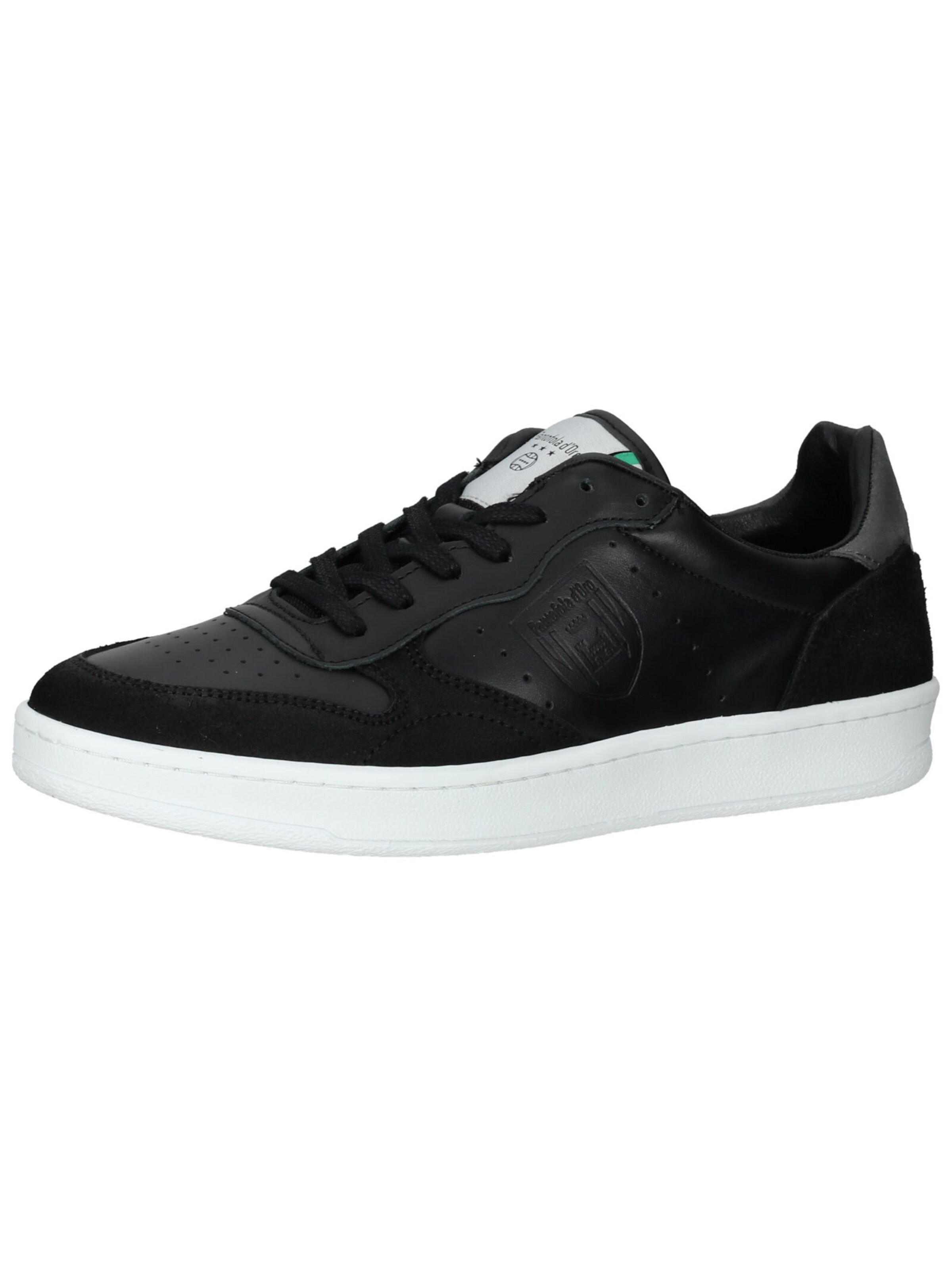 Baskets basses PANTOFOLA D'ORO en noir : devant