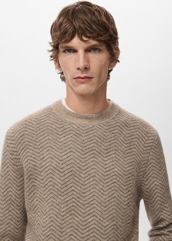 MANGO MAN Pullover in Beige