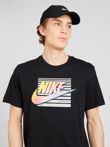 Nike Sportswear T-Shirt 'FUTURA' in Schwarz