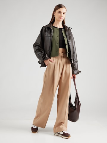 Wide leg Pantaloni con pieghe 'Core Rose' di SCOTCH & SODA in beige