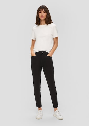 Coupe slim Pantalon s.Oliver en noir
