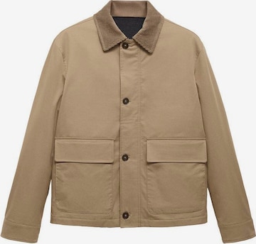 MANGO MAN Between-Season Jacket 'Mac' in Beige: front