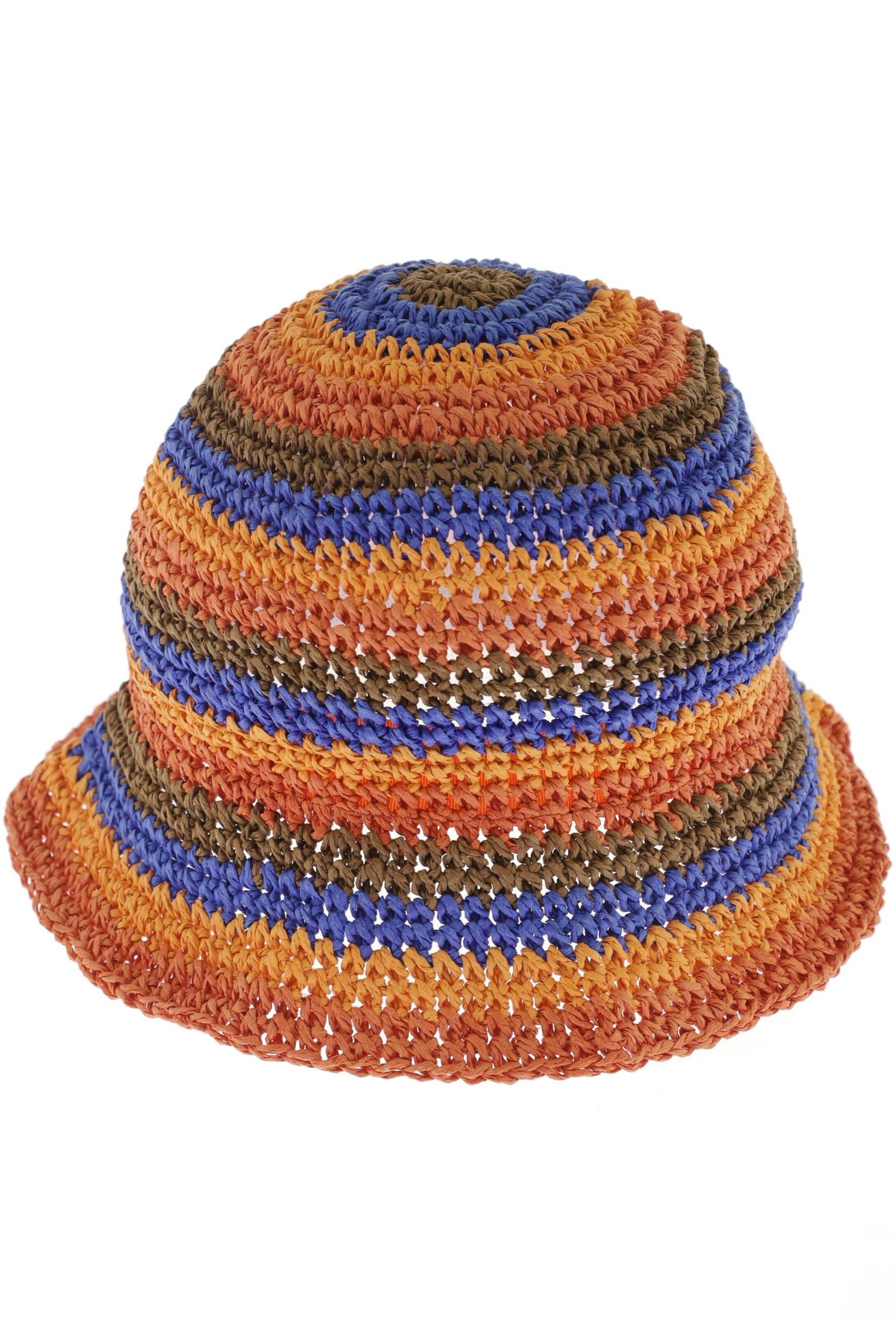 MANGO Hat & Cap in One size in Orange: front