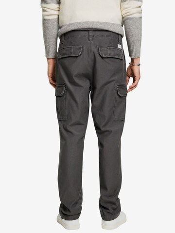 Regular Pantalon cargo ESPRIT en gris