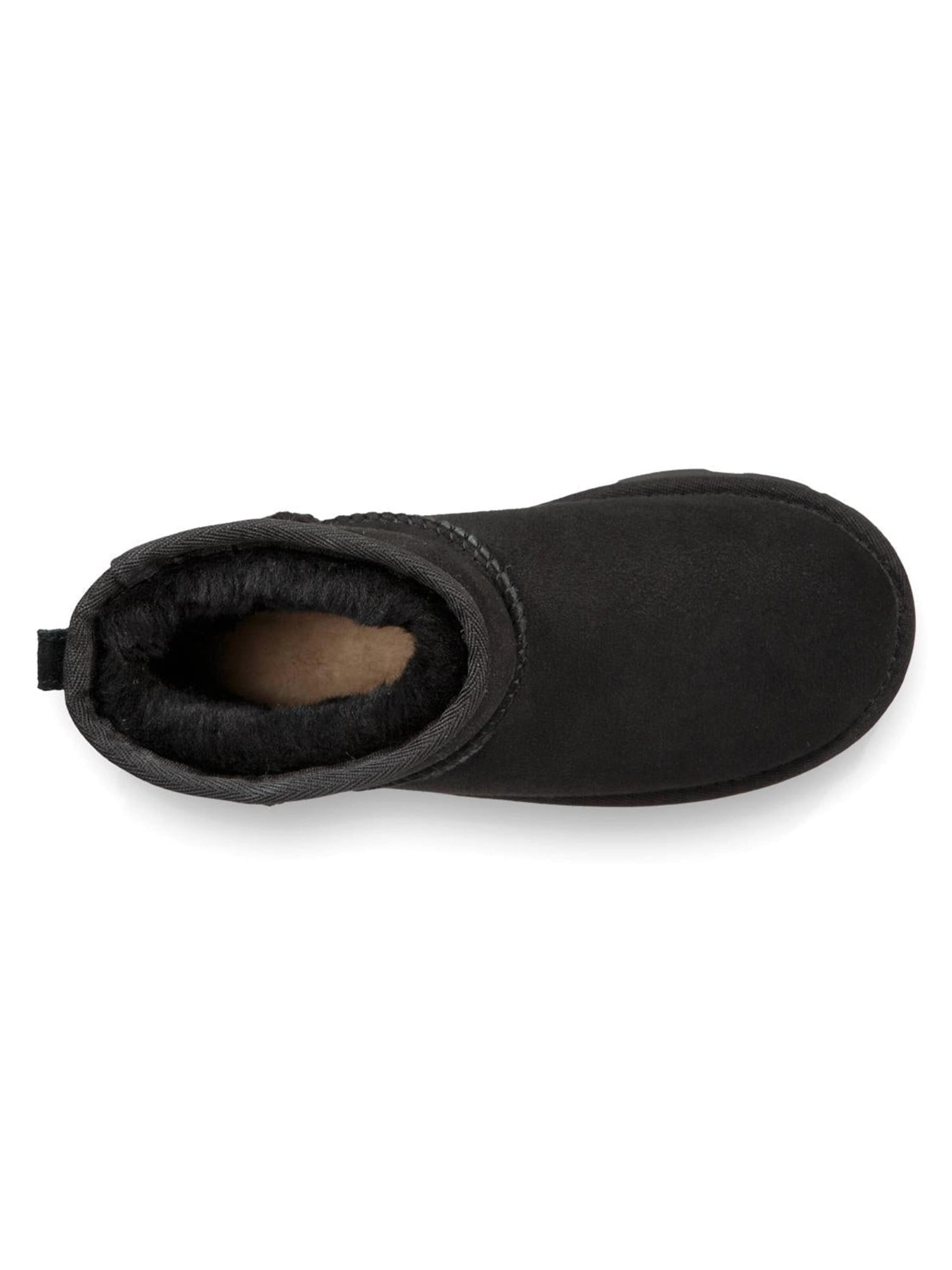 UGG Boot 'Kids Mini Classic II Black Ankle Boots' in Black