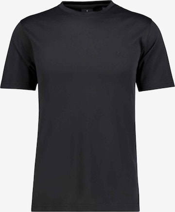 T-Shirt 'ROUND NECK SOLID' Ragman en noir : devant