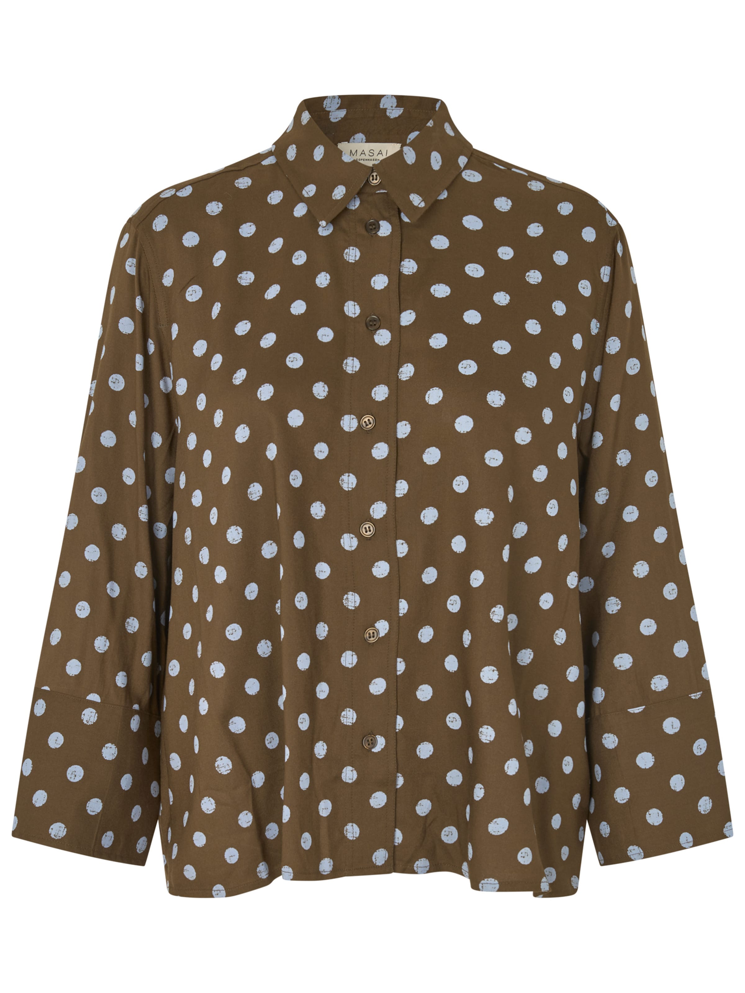 Masai Shirt in Brown: front