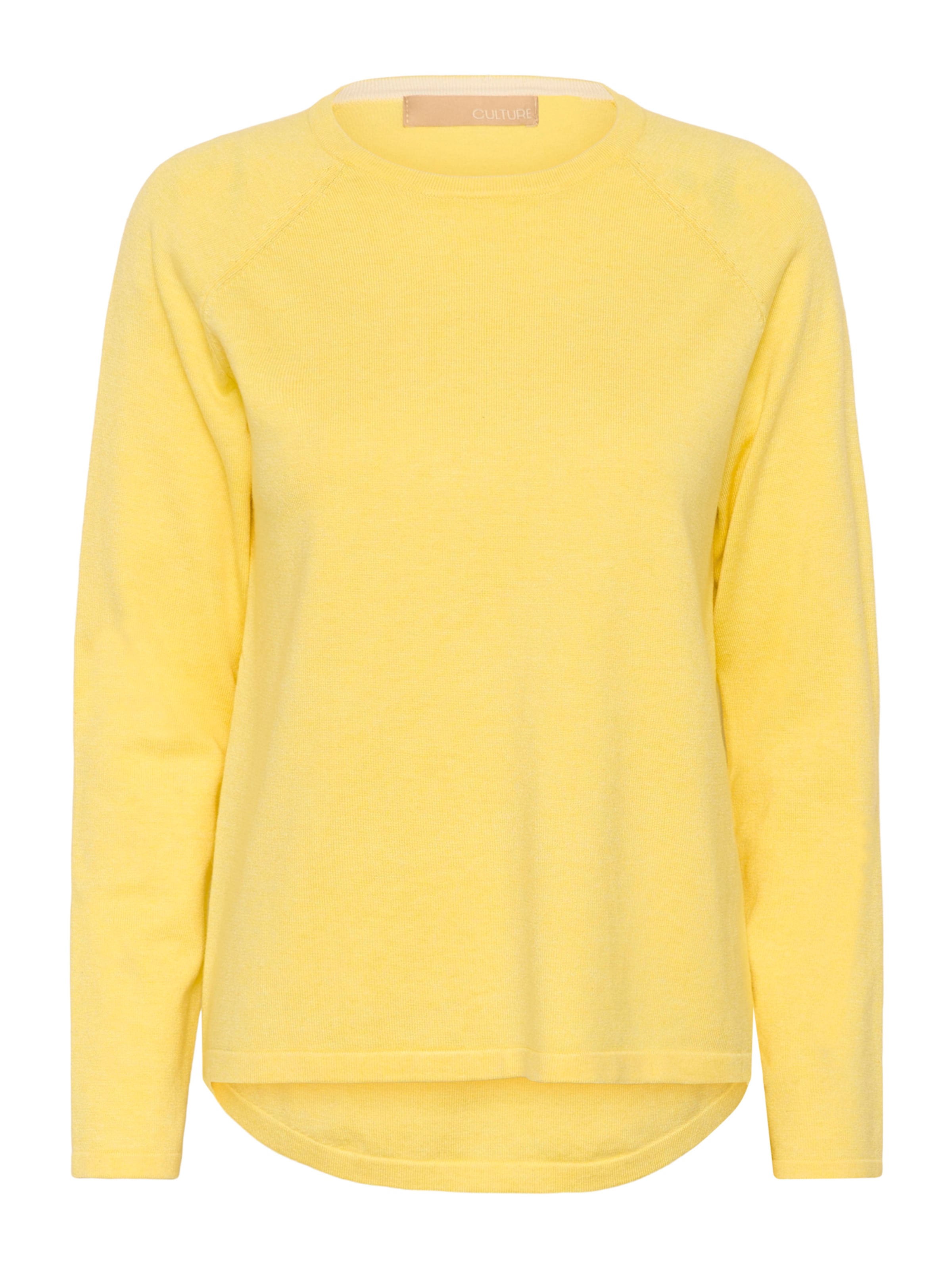 CULTURE Свитер 'Annemarie' в Желтый: спереди