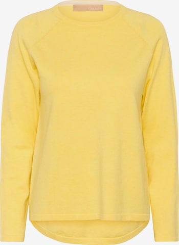 CULTURE Свитер 'Annemarie' в Желтый: спереди