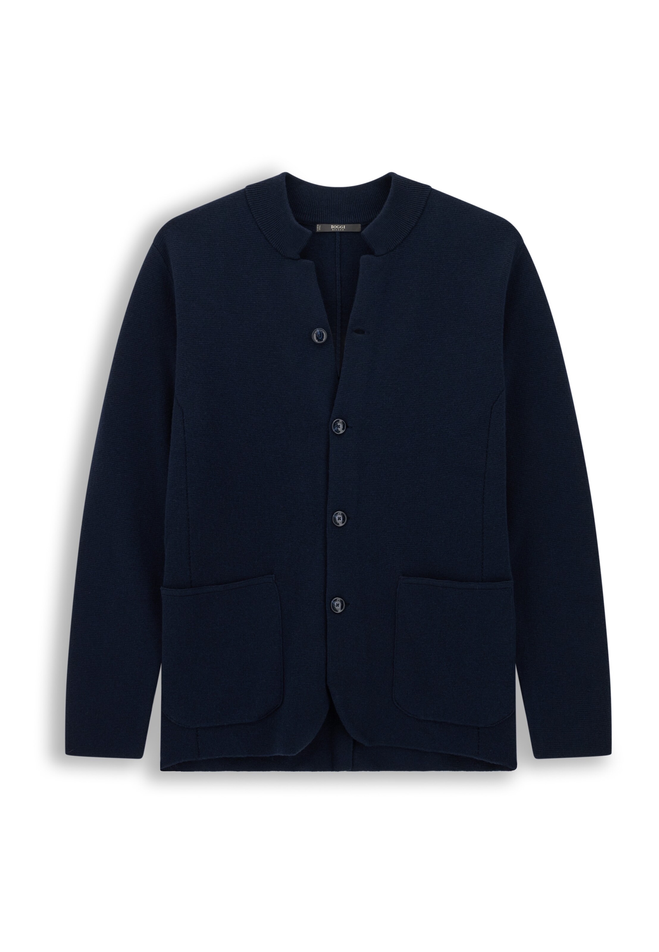 Boggi Milano Strickjacke in Blau: Vorderseite