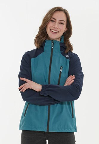 Weather Report Outdoorjas 'Camelia W-Pro' in Blauw: voorkant