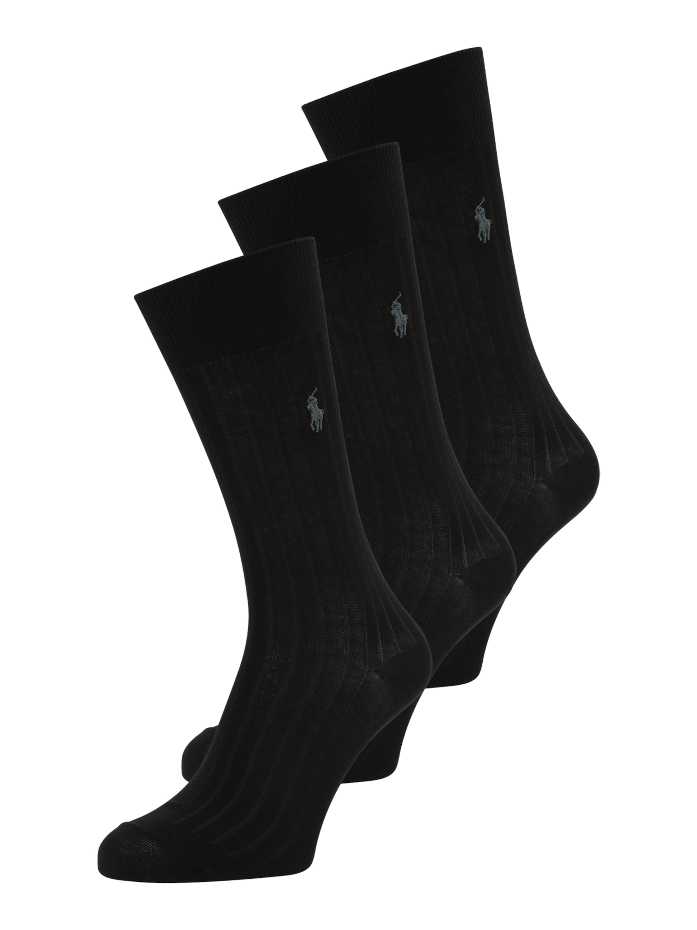 Chaussettes 'EGYPT' Polo Ralph Lauren en noir : devant