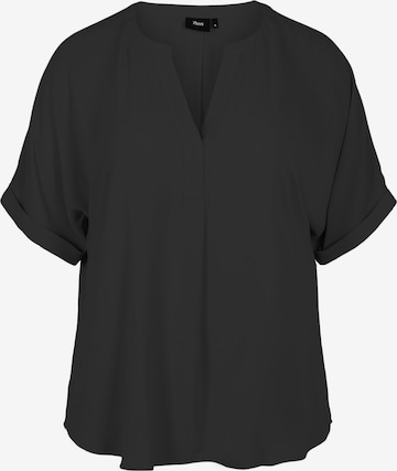 Zizzi Blouse 'VANNI' in Zwart: voorkant