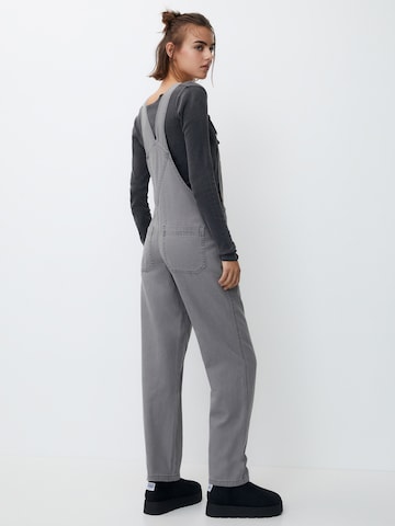 Regular Salopette Pull&Bear en gris