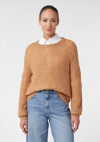 Pull-over COMMA en marron : devant