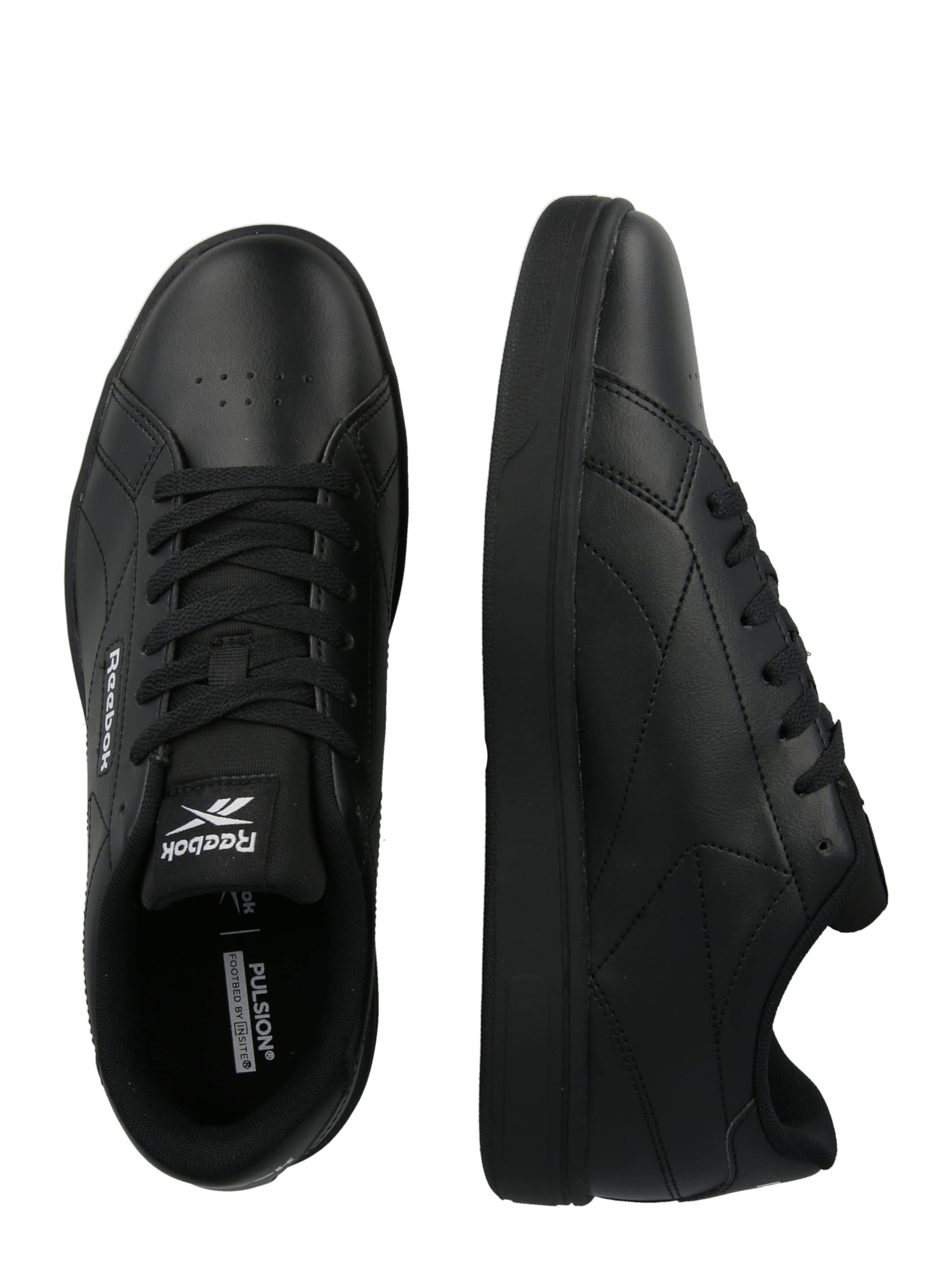 Baskets basses 'COURT CLEAN' Reebok en noir