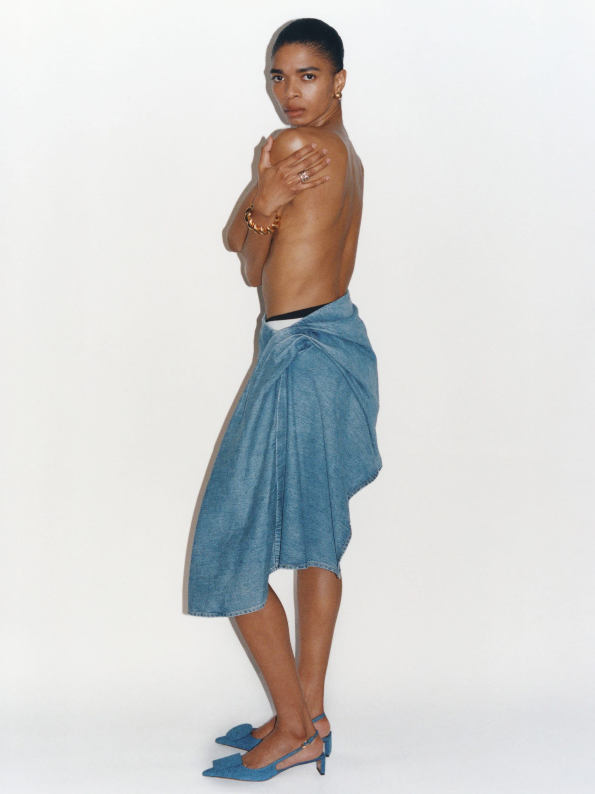 EDITED Producten Rok 'Dana' Blauw