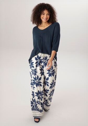 Aniston Wide Leg Hose in Weiß